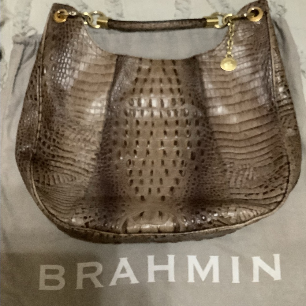 Brahmin large shoulder hobo bag